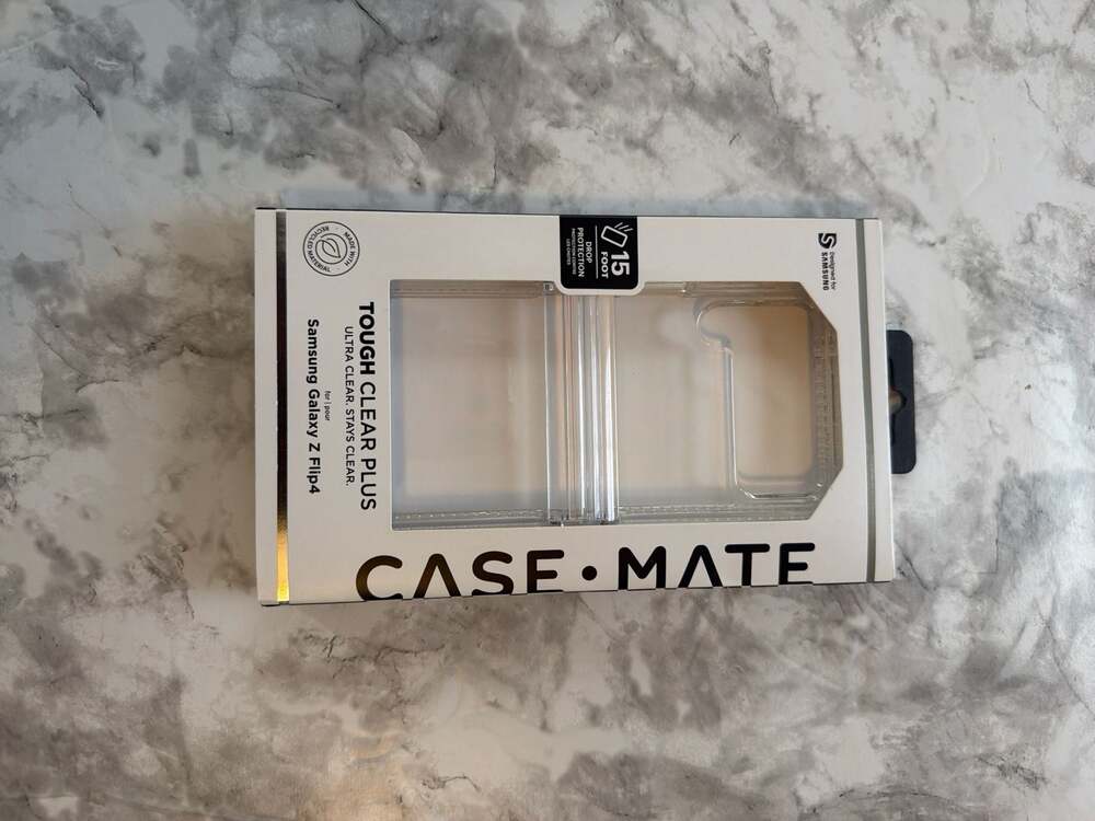 Case-Mate Tough Clear Plus Series Case for Samsung Galaxy Z Flip4 - Ultra Clear